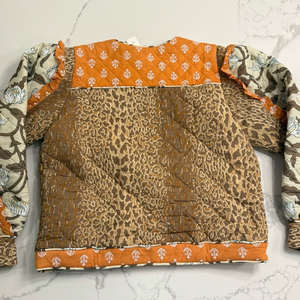 Anthropologie Multicolor Patchwork Jacket - image 2